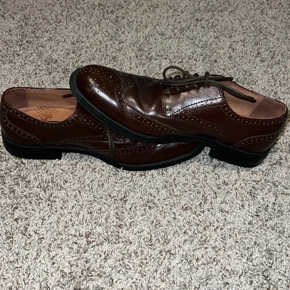 Lands End Men’s Lace Up Oxford Shoes